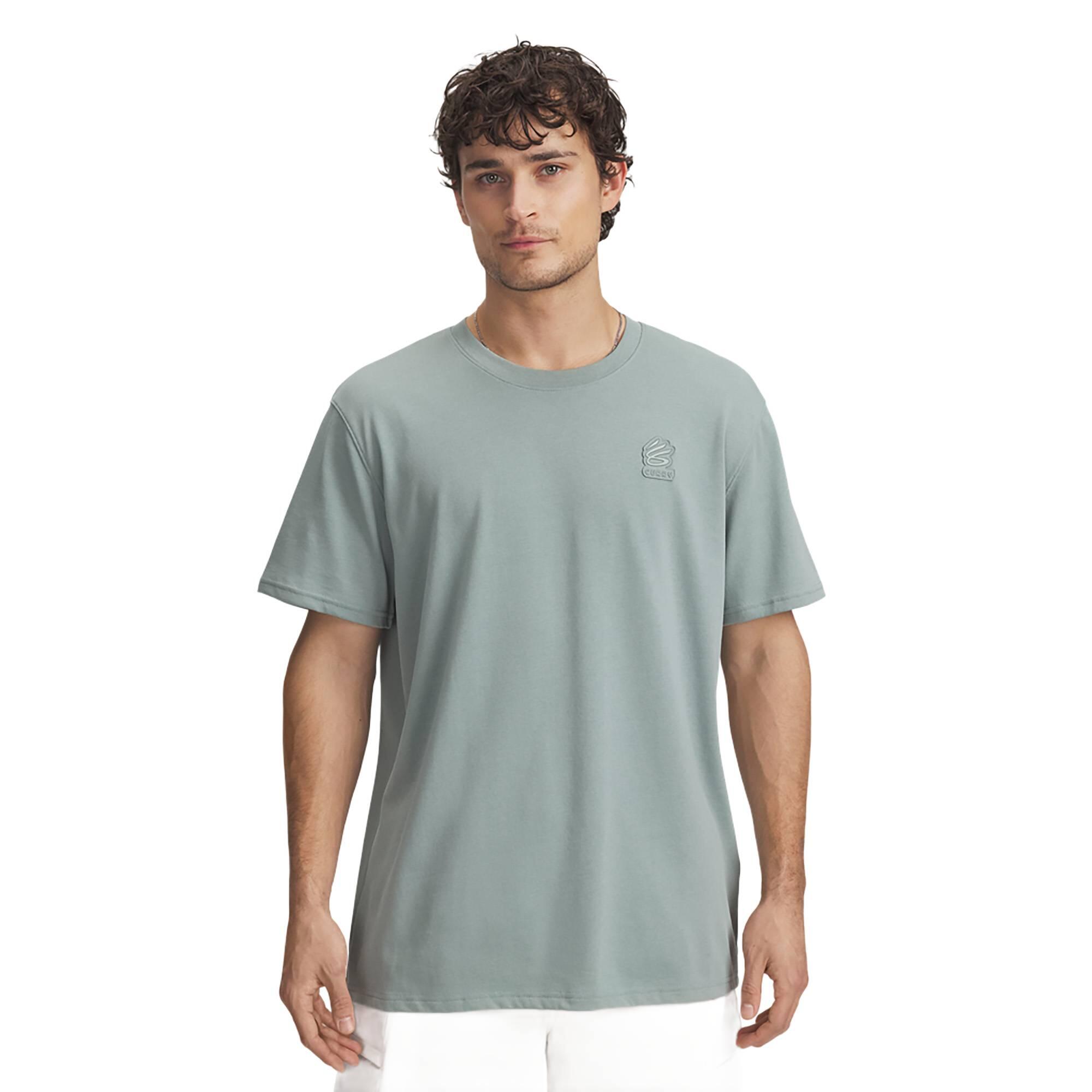 Under Armour - T-shirt De Basket-ball Under Armour Curry Heavyweight Trend Tee Pour Homme - Maillot Manches Courtes - Vert - 52 2xl - Decathlon