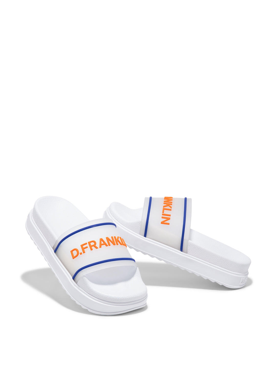 Sandalias D. Franklin Dana Slide Summer Club Blanco 4/5