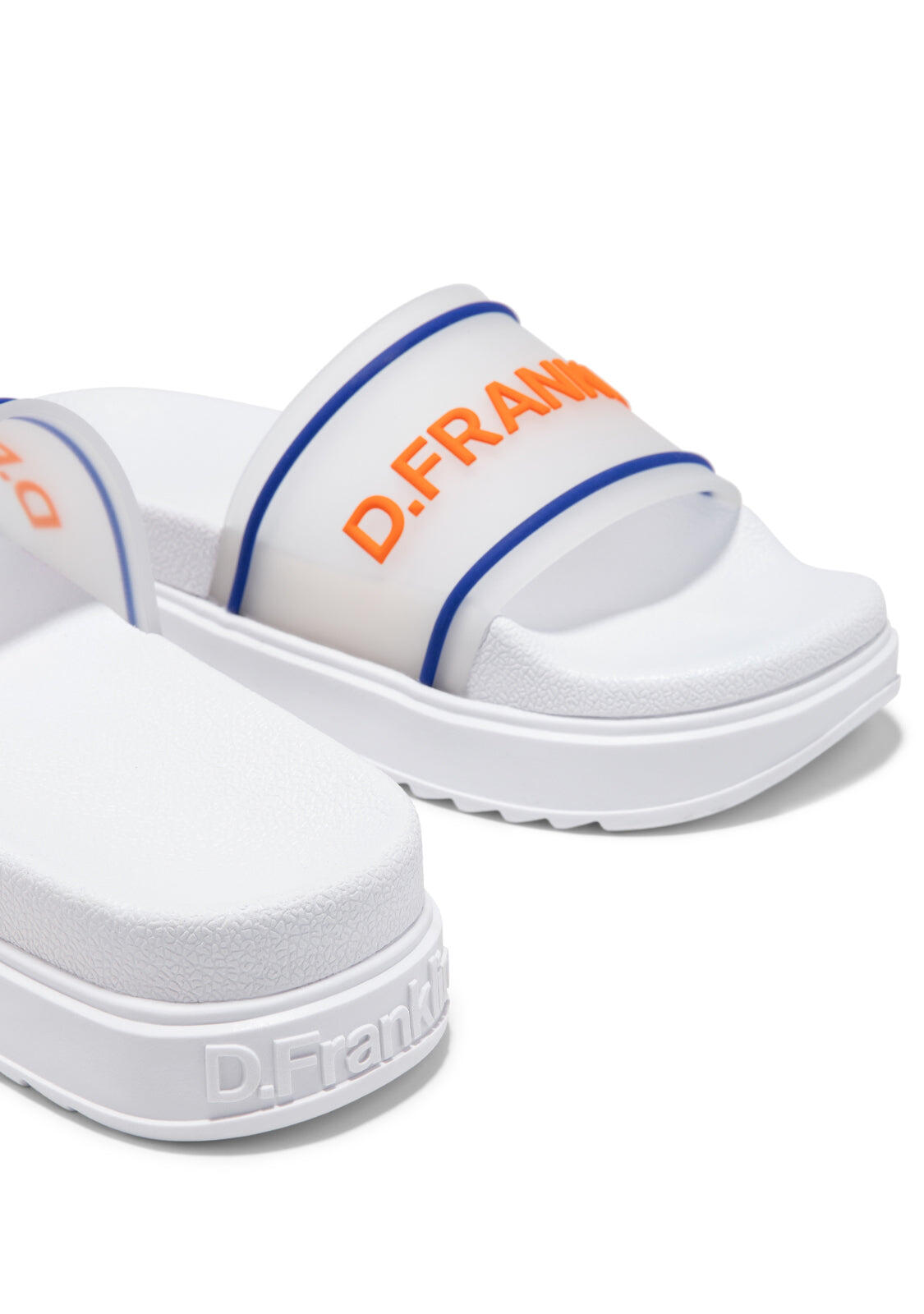 Sandalias D. Franklin Dana Slide Summer Club Blanco 3/5