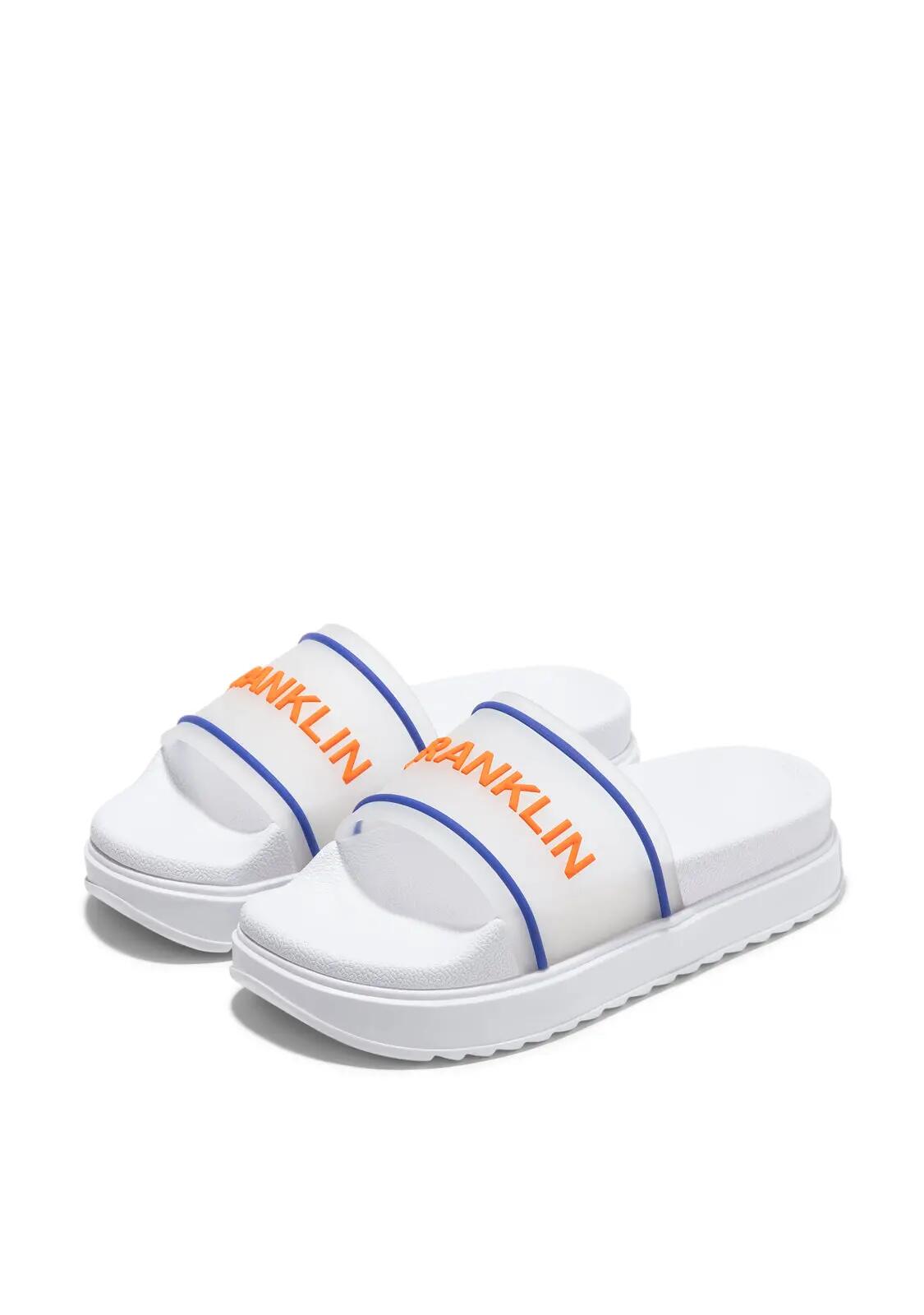 Sandalias D. Franklin Dana Slide Summer Club Blanco 2/5