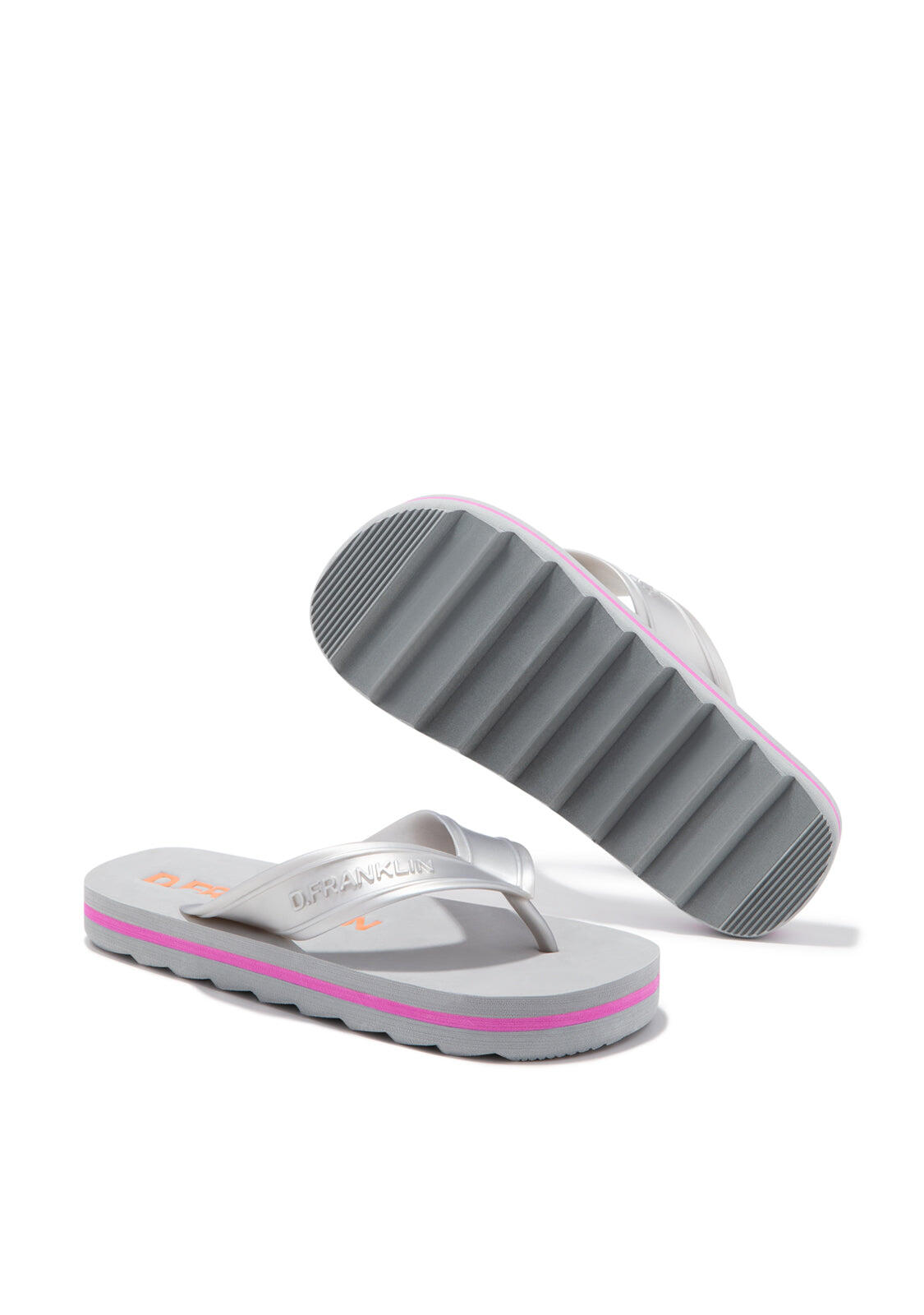 Sandalias D. Franklin Flop Summer Club Gris 3/5