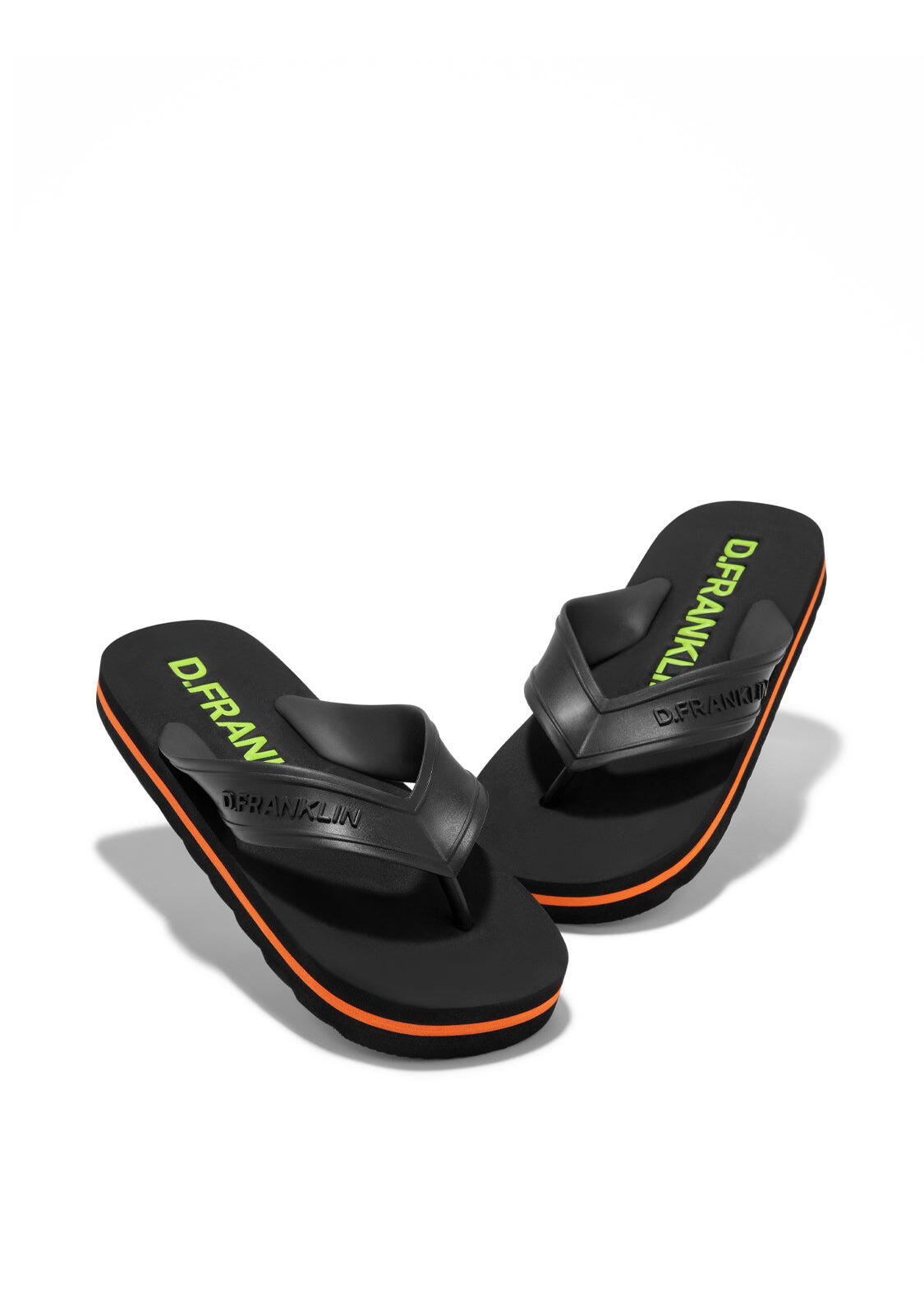 Sandalias D. Franklin Flop Summer Club Negro 3/5