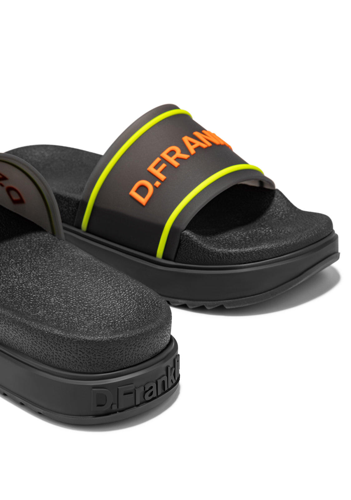 Sandalias D. Franklin Dana Slide Summer Club Negro 4/5