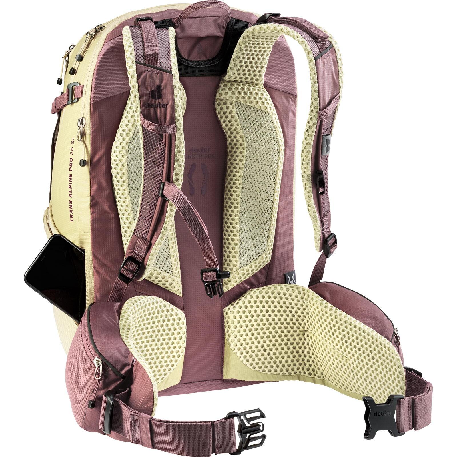 Sac à dos VTT femme Deuter Trans Alpine Pro 26 SL 26L Ashrose Desert 7/7