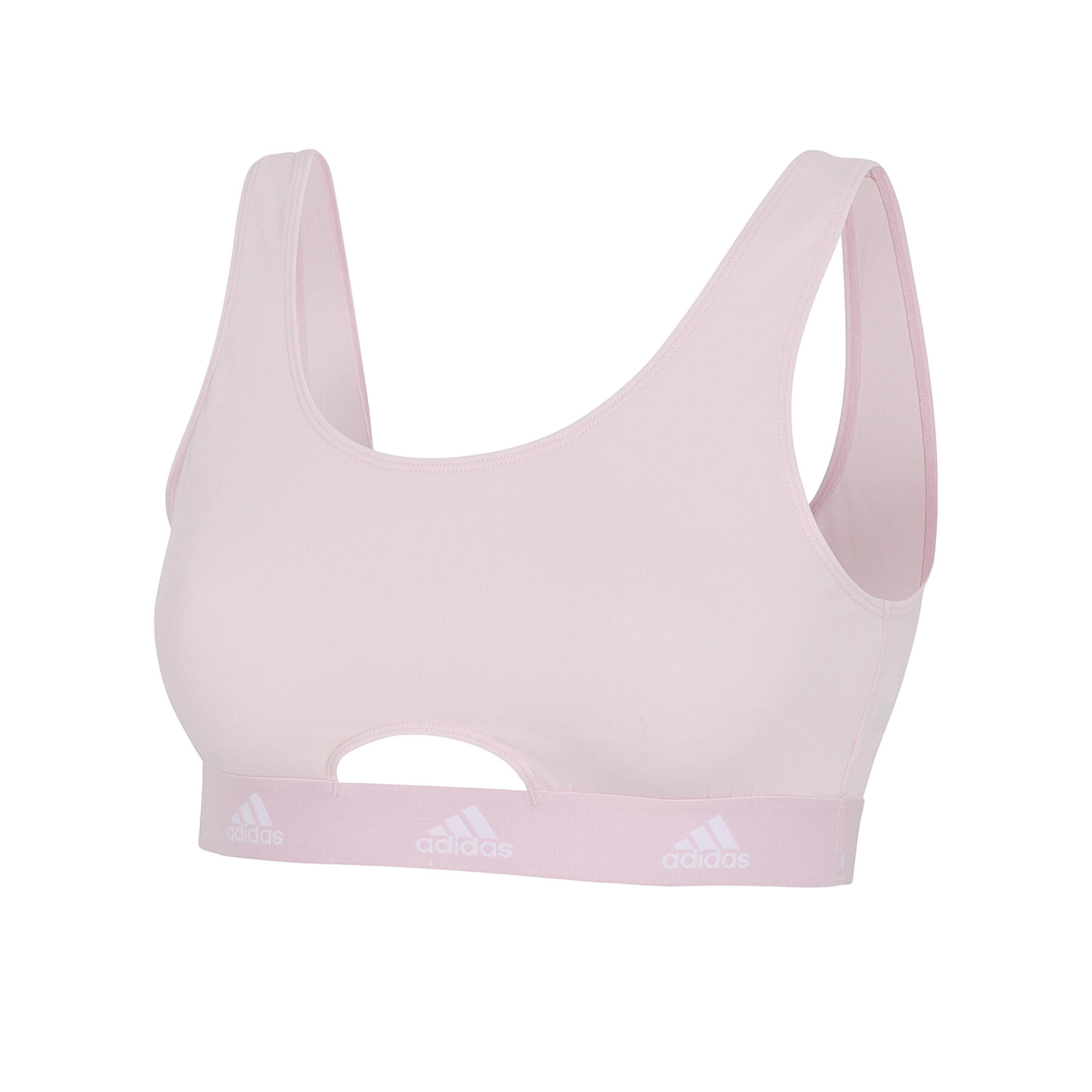 ADIDAS Training Bustier sportlich soft Damen - Scoop Bralette Sport Active Comfort Cott