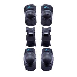 K2 Prime Femmes Protections Roller Pack de 3 - L - Noir/Bleu-vert
