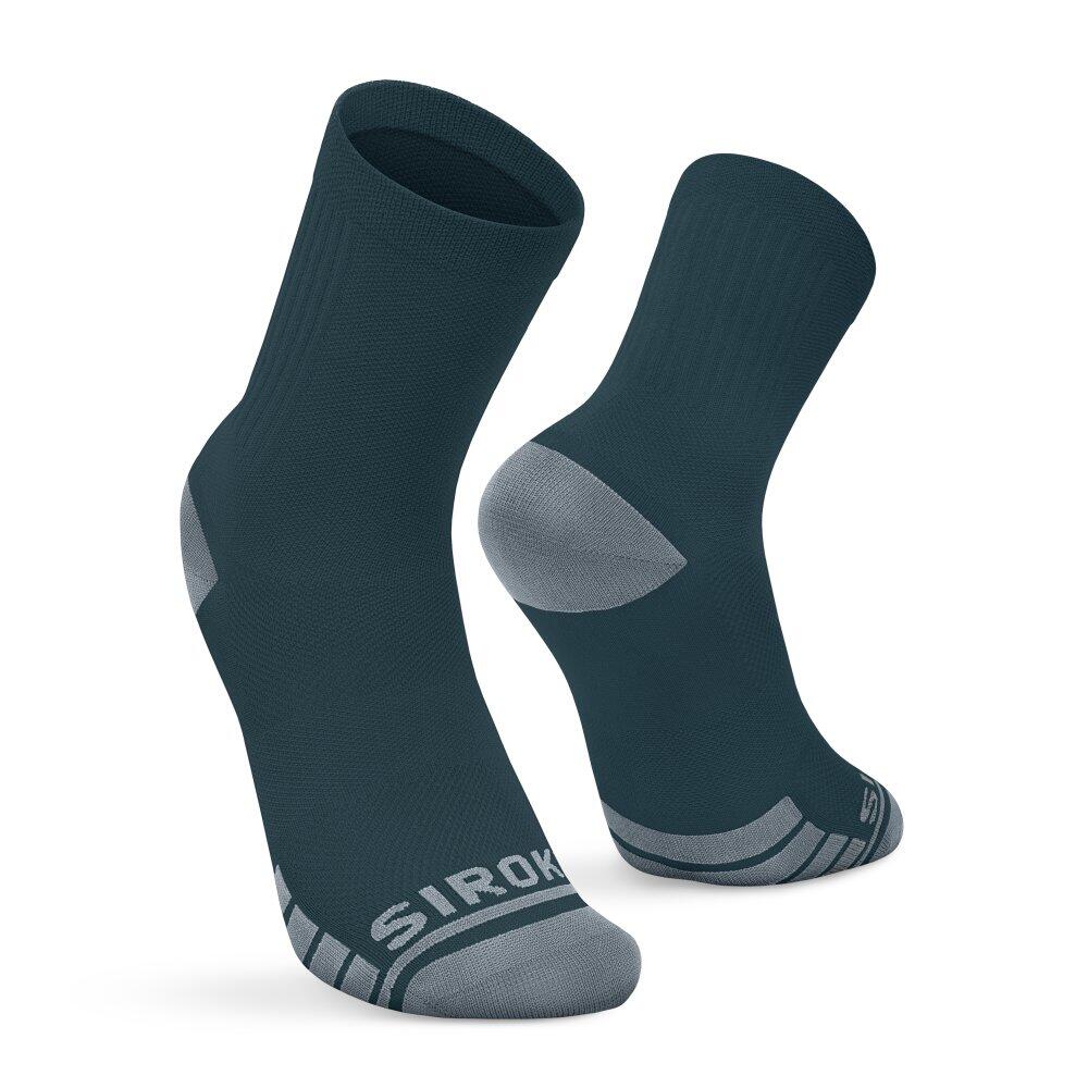 Herren und Damen Radsport Gravel-Socken GS1 Dark Blue Blau 2/7