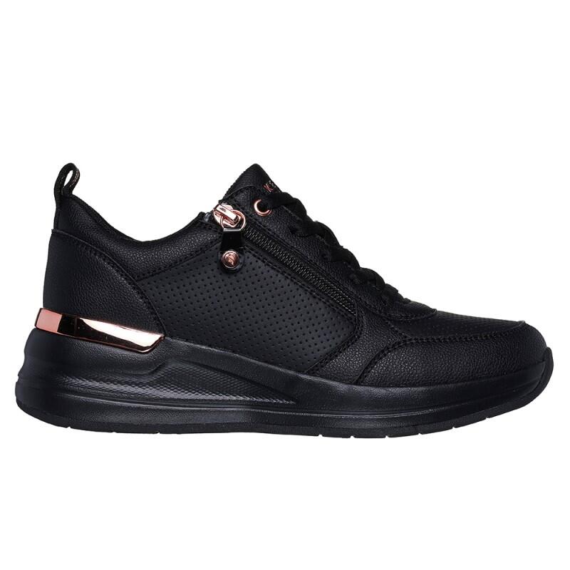 Zapatillas Mujer Skechers Billion 2 Fine Shine Negro 1/5
