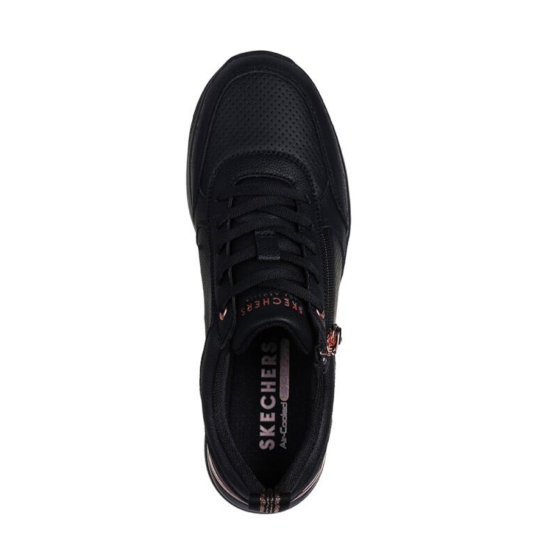 Zapatillas Mujer Skechers Billion 2 Fine Shine Negro 4/5