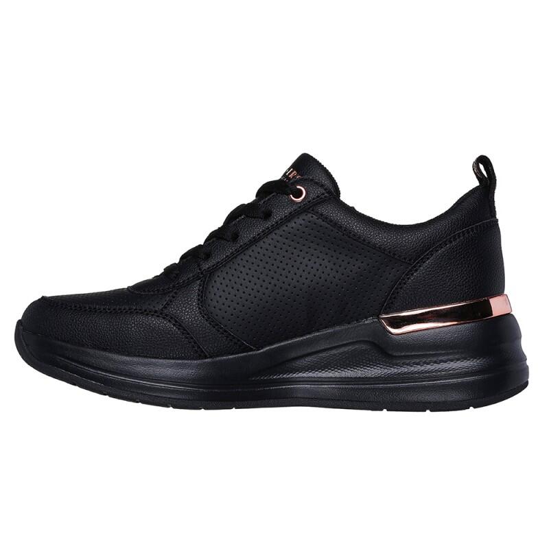 Zapatillas Mujer Skechers Billion 2 Fine Shine Negro 3/5