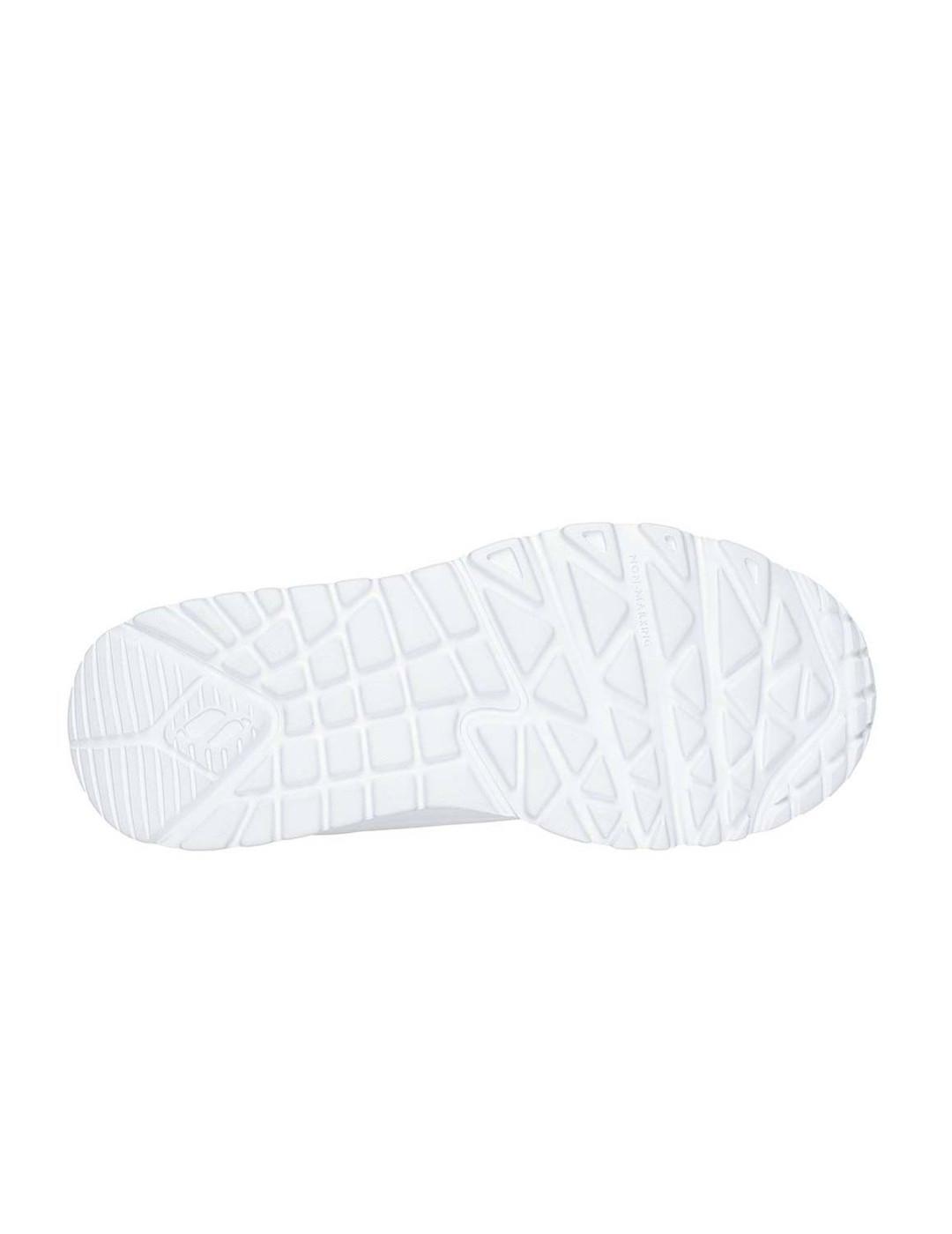 Chaussures pour enfant Skechers Uno lite lovely Blanc 5/5