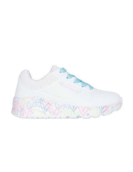 Zapatillas para Niño Skechers Uno lite lovely Blanco