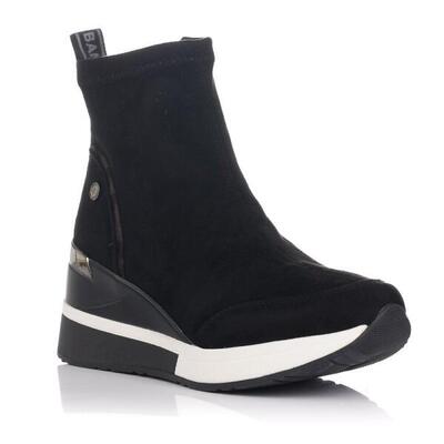 Botines Planos Xti Mujer Negro
