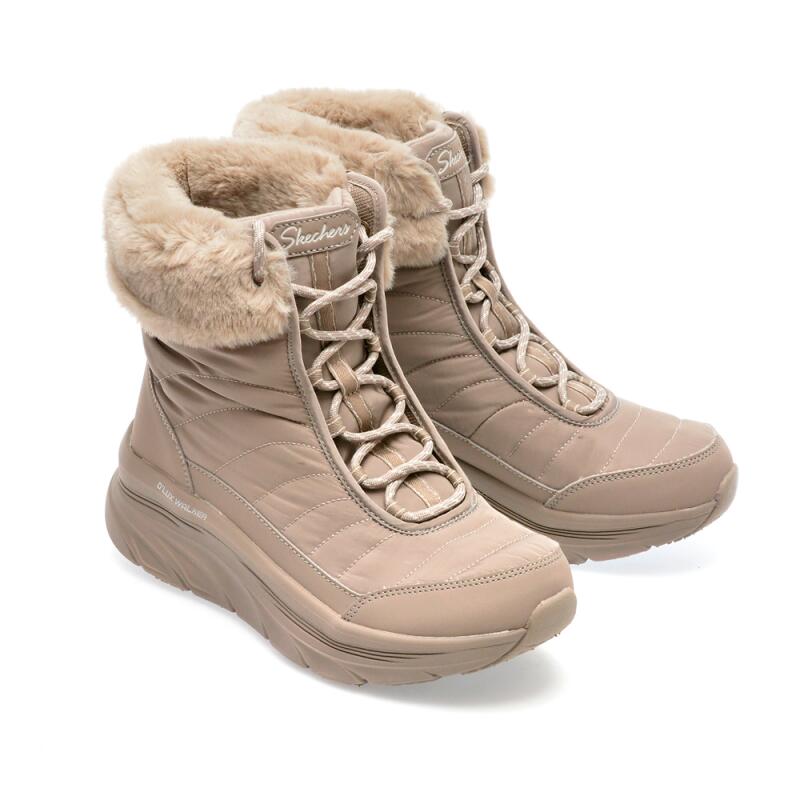 Botines Planos Mujer Skechers  Marrón 3/5