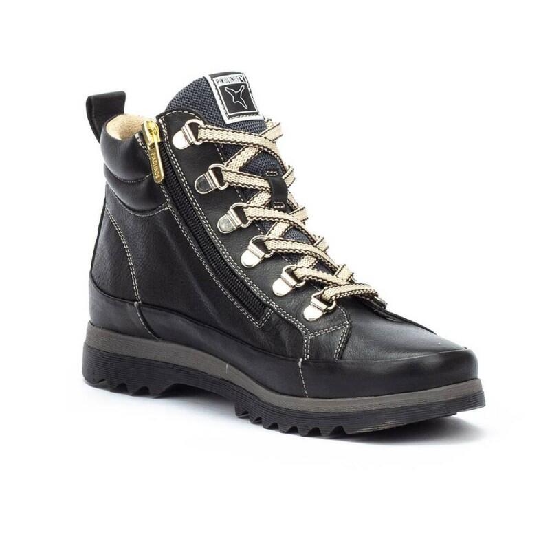 Botines Planos Pikolinos Mujer W3w-8564 Negro 2/5