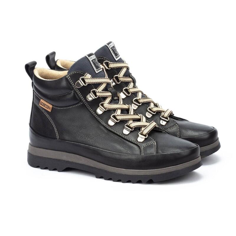 Botines Planos Pikolinos Mujer W3w-8564 Negro 4/5