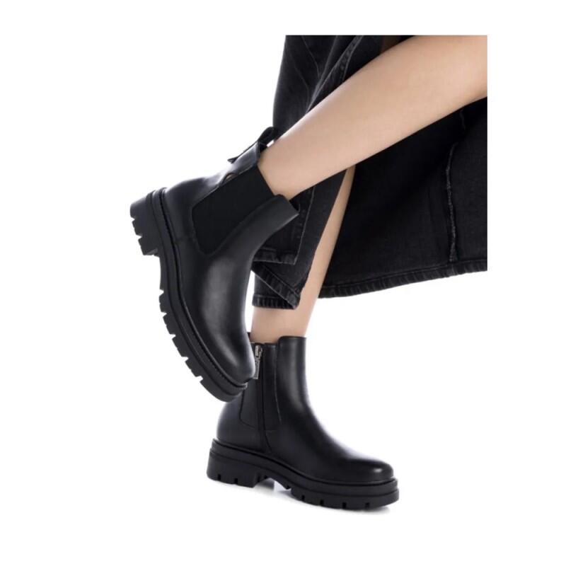 Botines Planos Mujer Refresh  Negro 5/5