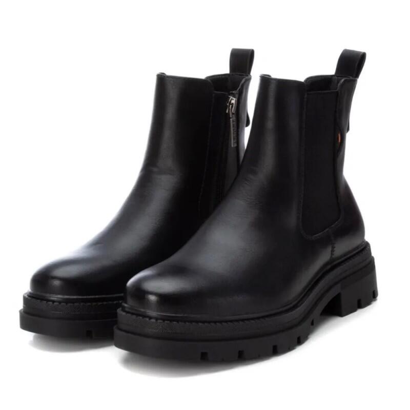 Botines Planos Mujer Refresh  Negro 4/5