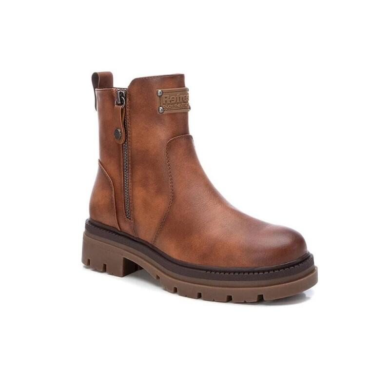 Botines Planos Refresh Mujer  Marrón 1/3