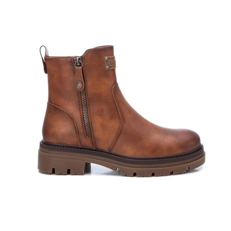 Botines Planos Refresh Mujer  Marrón 3/3