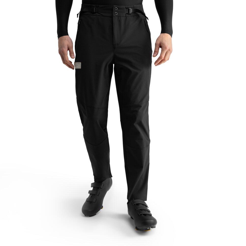 Calças largas de ciclismo gravel para homem rift preto
