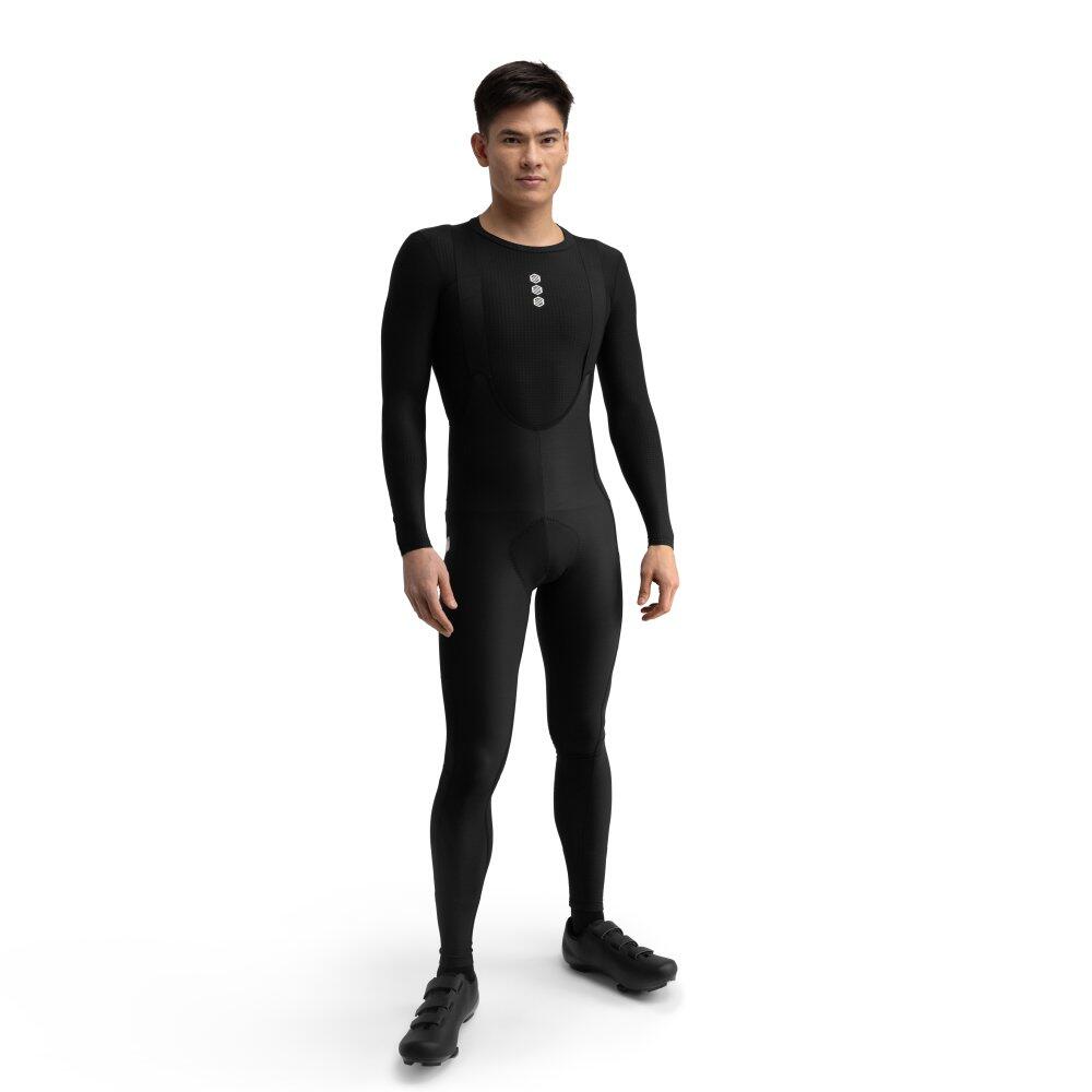 SIROKO Men Cycling 's gravel thermal bib tights Apalache Black