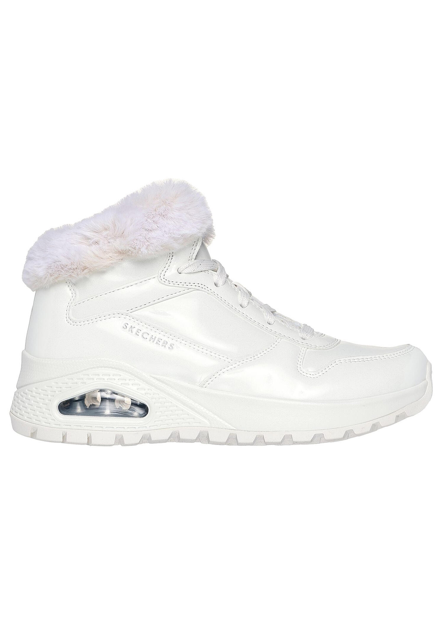 Skechers Damen UNO RUGGED FIESTY WINTER  Sneaker Winterstiefel 168126 WHT 2/5