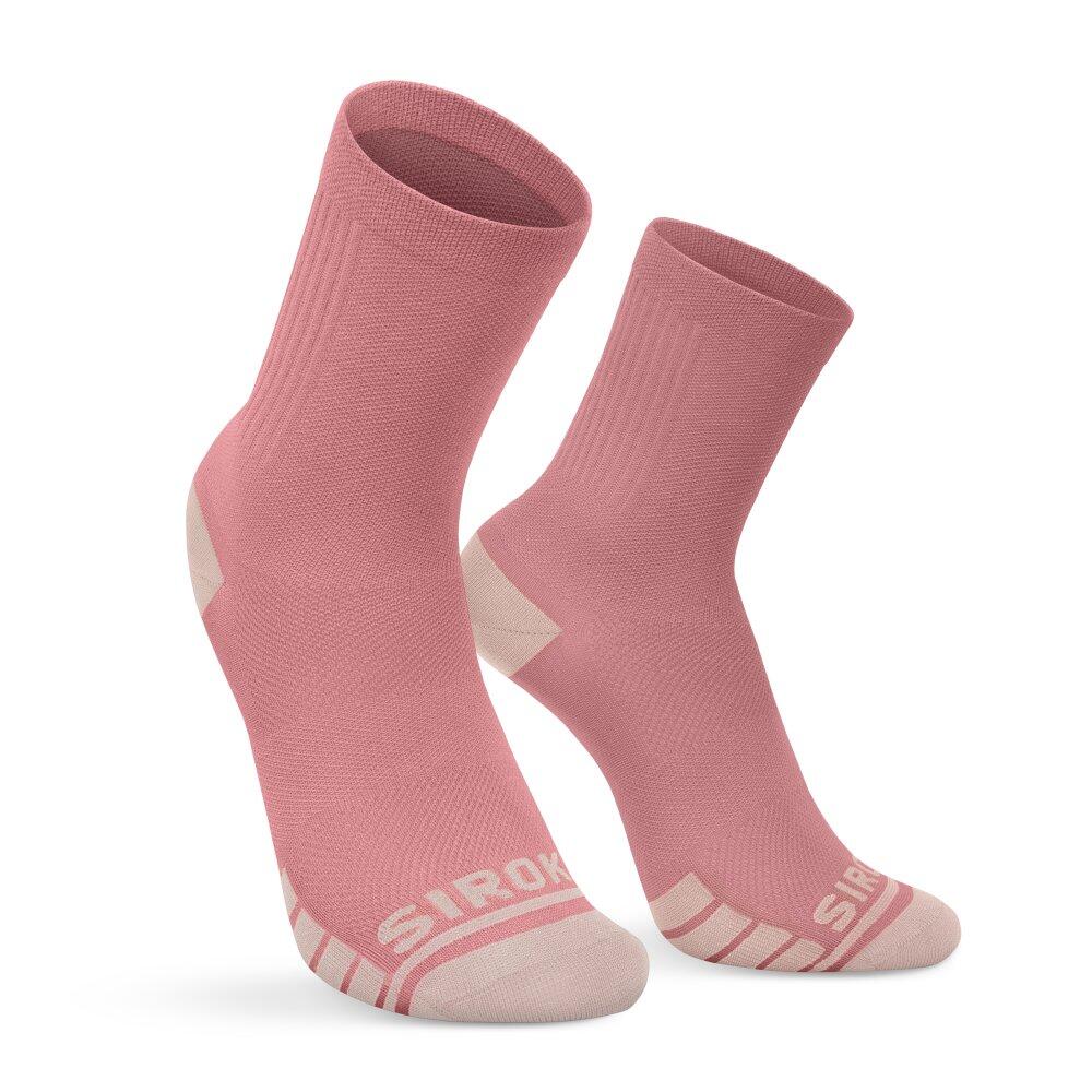 Meias para gravel ciclismo homem e mulher gs1 red encarnado