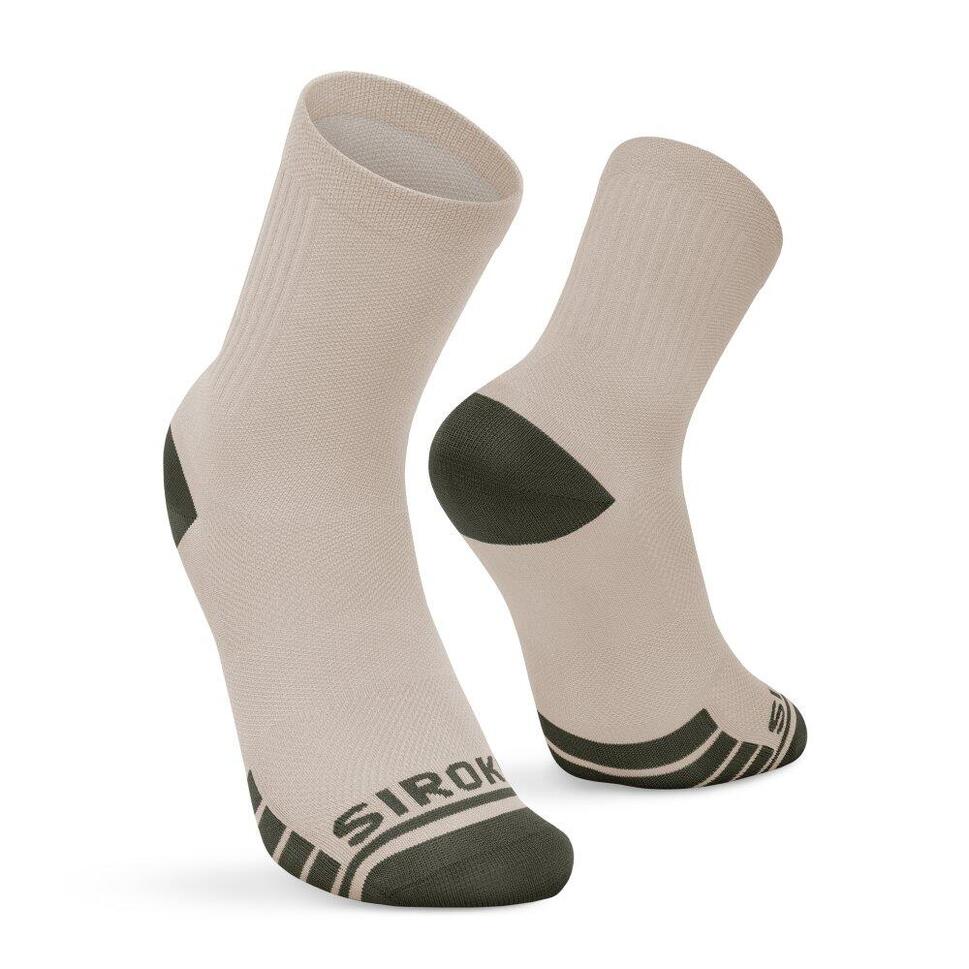 Skarpetki gravel Kolarstwo Siroko GS1 Beige