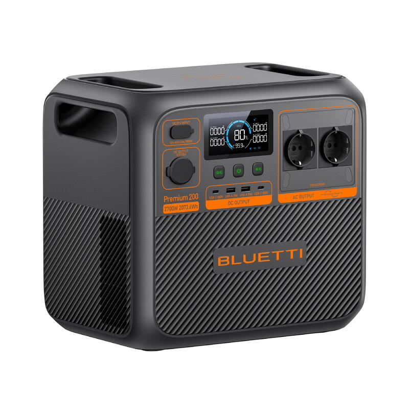 Kit stație de alimentare BLUETTI AC270P cu panou solar 500 W