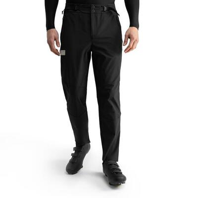 Pantaloni lunghi da ciclismo gravel da donna Uomo Rift Nero