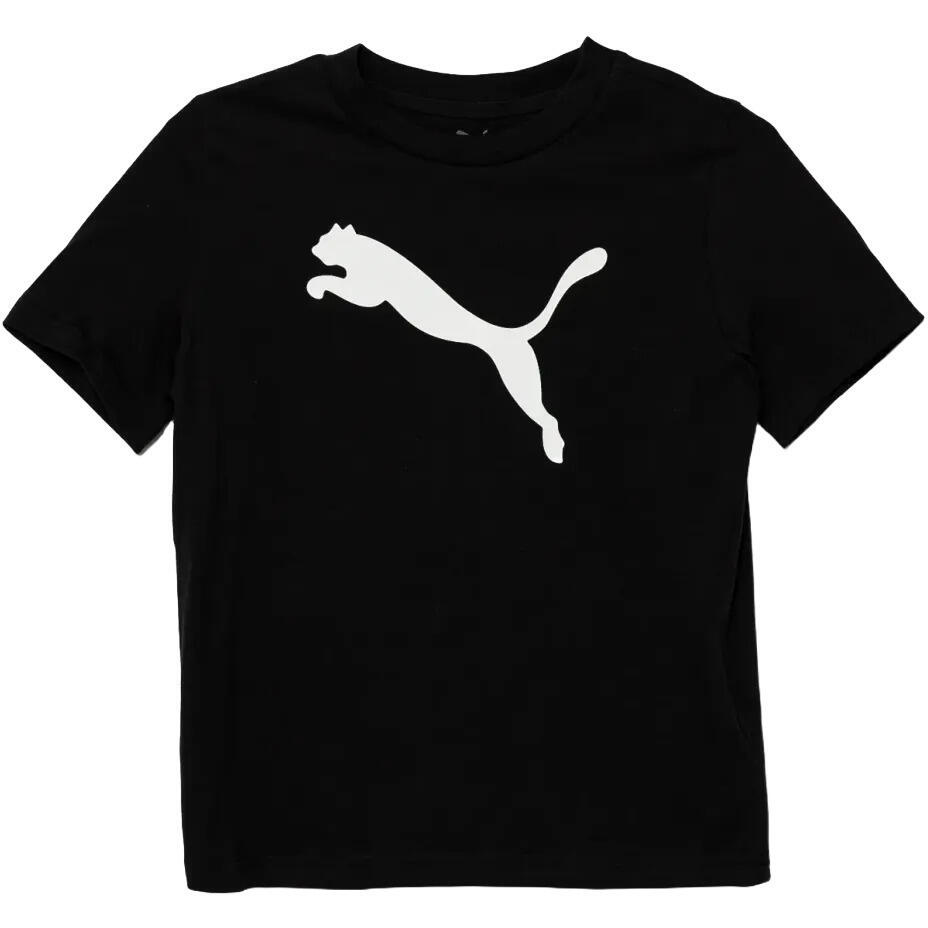 Puma - T-shirt Puma Ess Cat Logo Tee B, Noir, Enfants - T-shirt Manches Courtes - Noir - Decathlon
