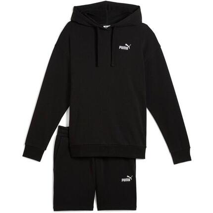 Équipement Puma Short Hooded Relaxed Sweat Suit 7 Tr Op, Noir, Femmes