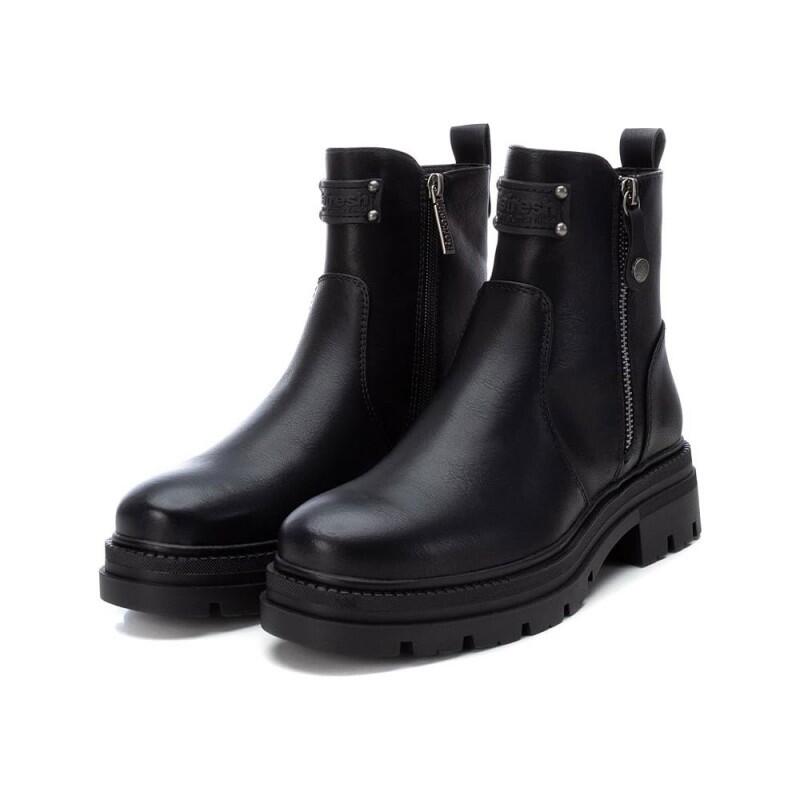 Botines Planos Refresh Mujer  Negro 2/4