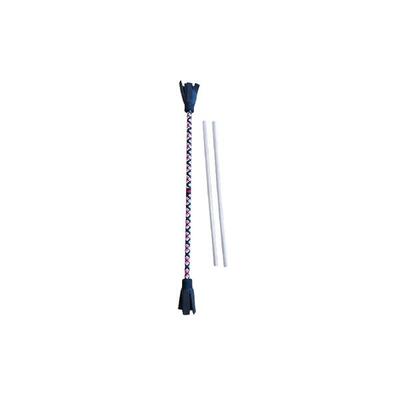 Flowerstick mit Gummifransen gelb inklusive Handstäben