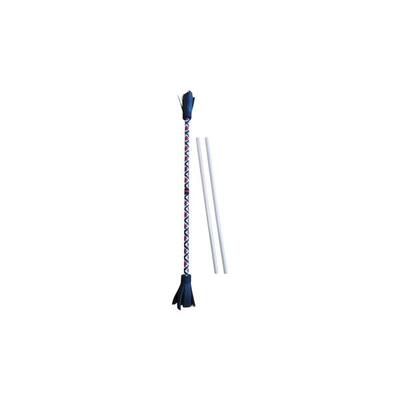 Flowerstick mit Gummifransen gelb inklusive Handstäben