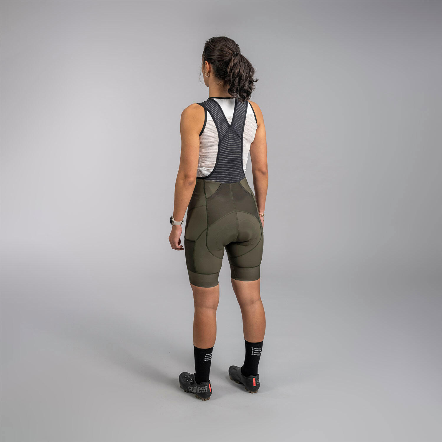 Wielerbroek Gravel Dames - Icon Gravel Olive 7/7