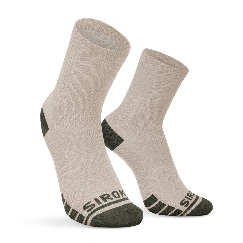 Skarpetki gravel Kolarstwo Siroko GS1 Beige