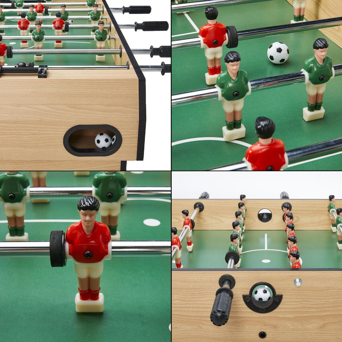 Table multi jeux pliable 16 en 1 - Baby-foot, ping pong, billard, bowling, palet 3/5