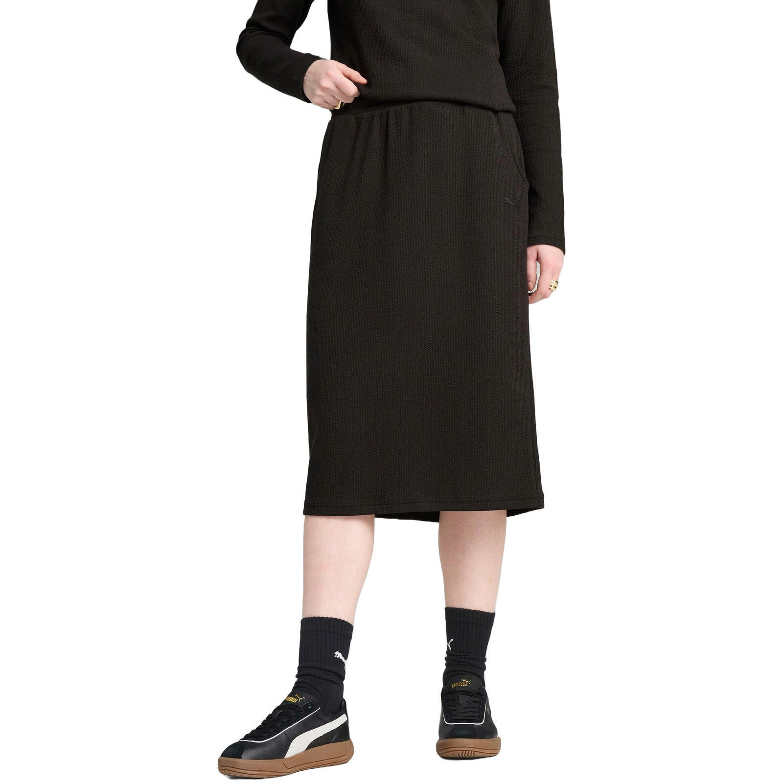 Puma - Jupe Puma Her Skirt, Noir, Femmes - Jupe - Noir - 40 M - Decathlon
