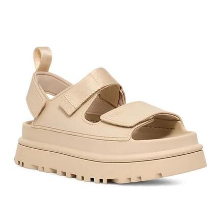 Sandales Plates Femme Ugg Beige