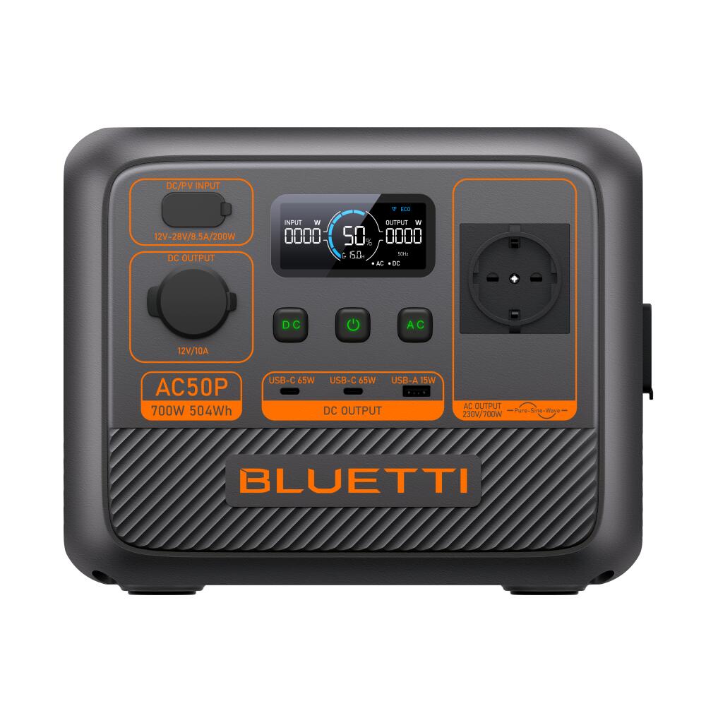 BLUETTI BLUETTI Premium 50(AC50P) Powerstation, batterij 504Wh, 1 *AC 700W