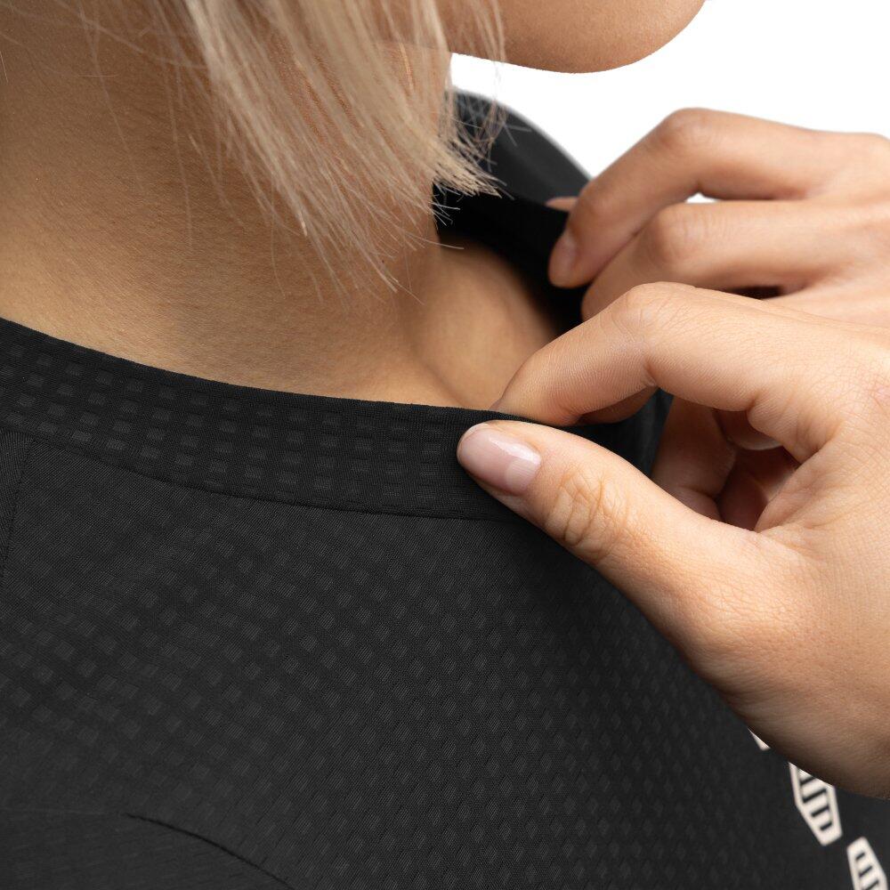 Damen Radsport thermo-funktionsunterhemd gravel- Clotte Schwarz 4/4