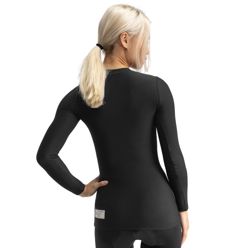 Damen Radsport thermo-funktionsunterhemd gravel- Clotte Schwarz 2/4