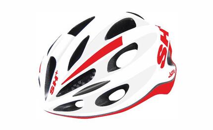 Kask rowerowy SH+ SHAKE JUMP biały/czerwony XS-S