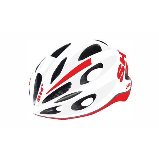 Kask rowerowy SH+ SHAKE JUMP biały/czerwony XS-S