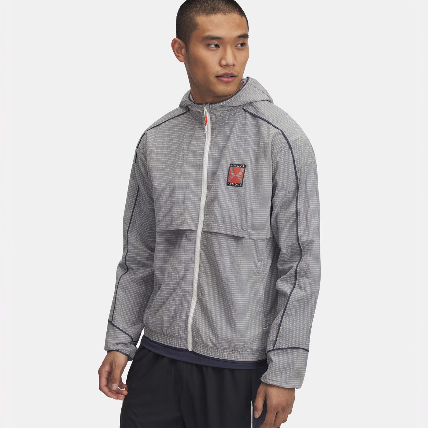 UNDER ARMOUR Under Armour Run 96 Vest Voor Heren Wit Kwartshard