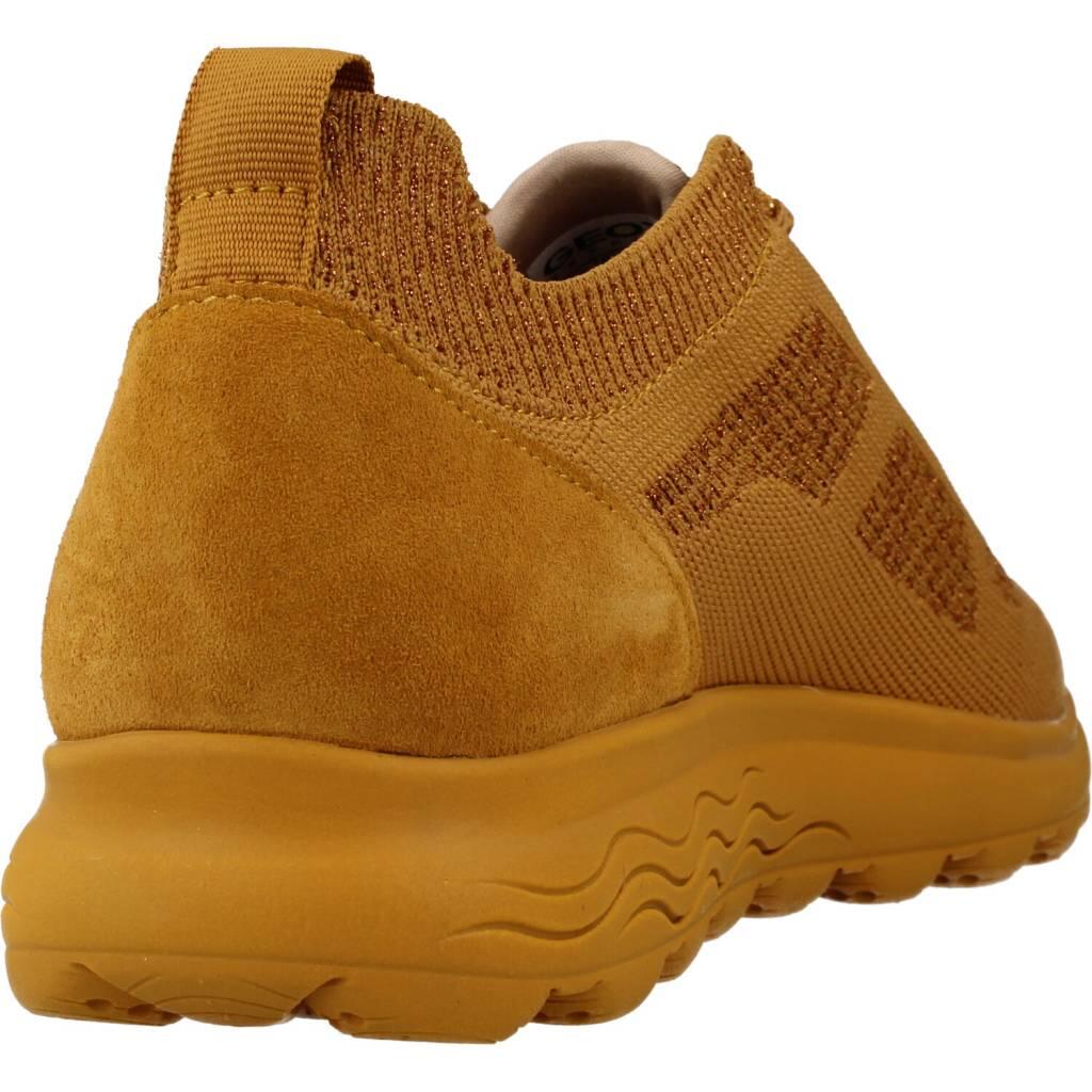 Baskets Geox Modèle D Spherica Couleur Jaune 3/5