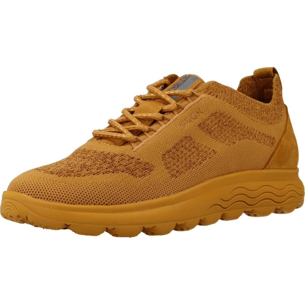 Tenisówki Geox Model D Spherica Kolor żółty