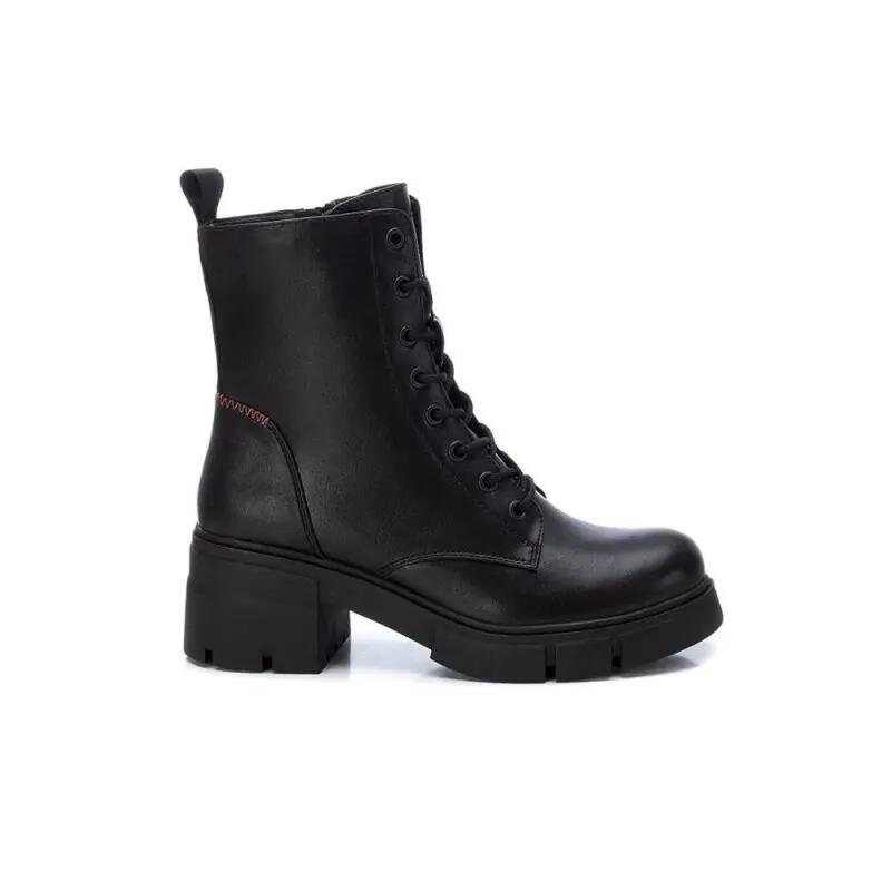 Botines Planos Refresh Mujer  Negro 2/4